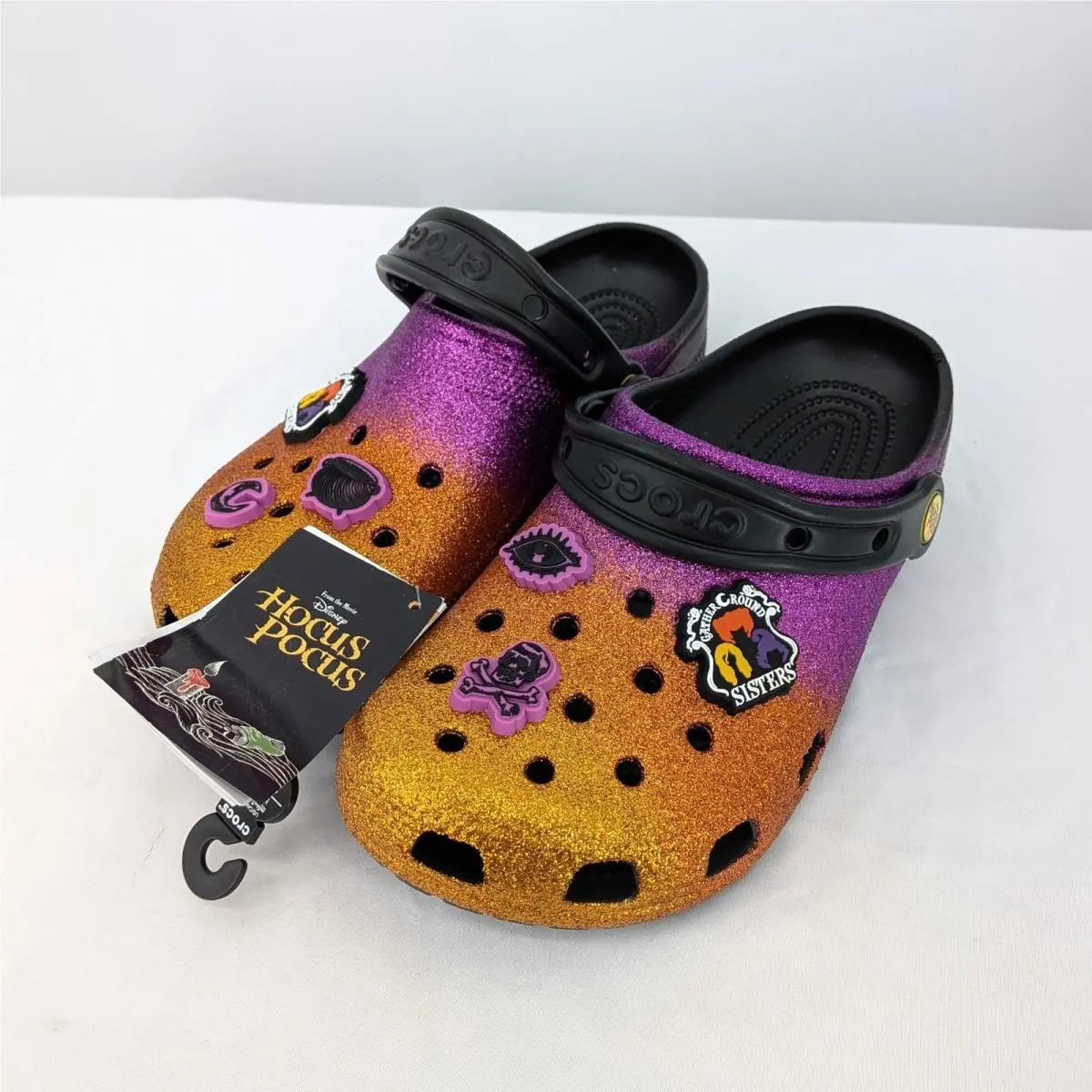 Crocs x Disney Hocus Pocus Clogs Glitter Ombre Purple/orange Witchy Spooky