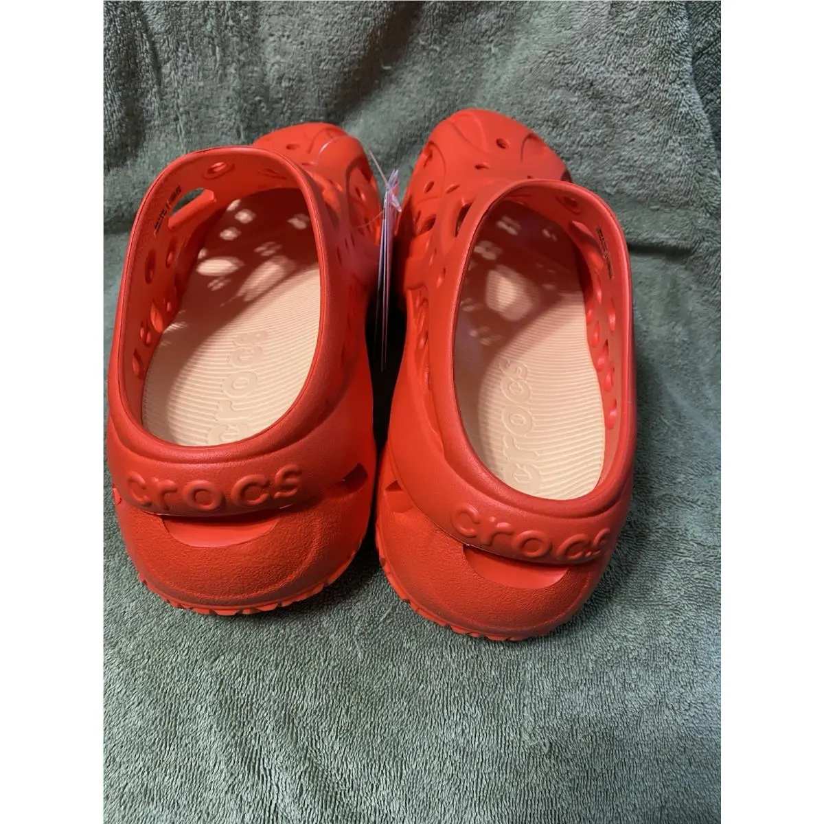 Red Crocs Womens 8