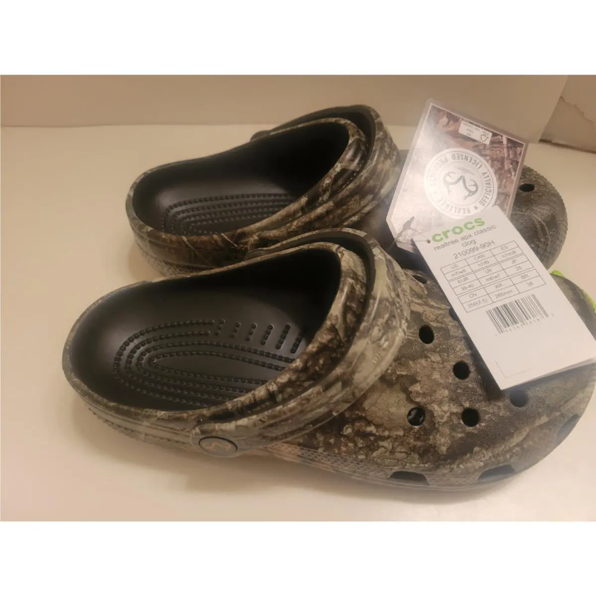 Crocs Realtree Apx Classic Clog Multi 210099-90H Mens 8 Womens 10