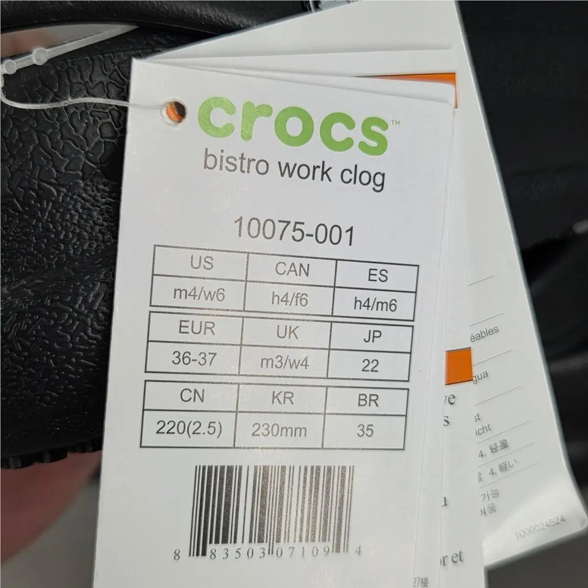 Crocs shoes - Crocs Bistro Work Clog - Bistro Work Clog - Black 3