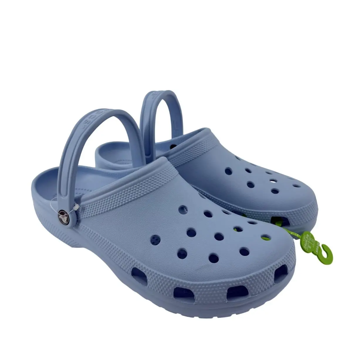 Crocs Classic Clog Light Blue Mens Size 12 Slip On Shoes Comfy Beach Vaca