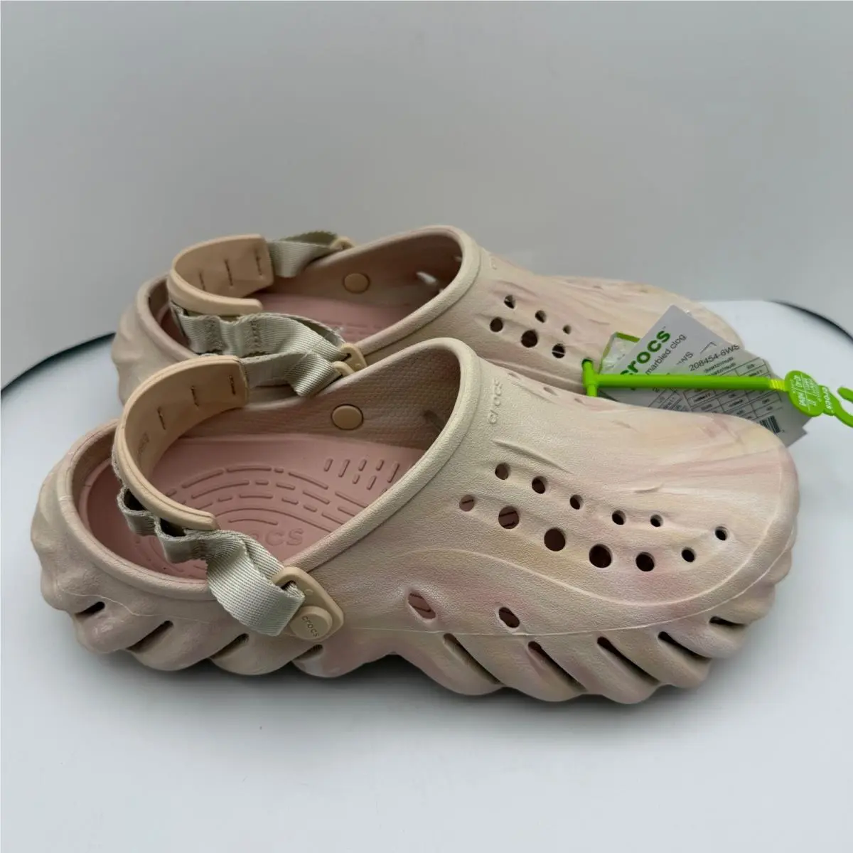 Crocs shoes - Crocs Echo Marbled Clog - Echo Marbled Clog - Cream 1