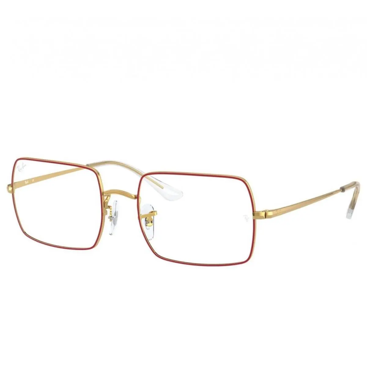Ray-ban Glasses Unisex Red Gold RB1969V 3106 54 19 145 Metal Rectangular