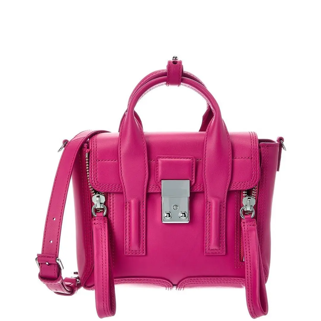3.1 Phillip Lim Pashli Leather Mini Satchel Women`s Fuchsia
