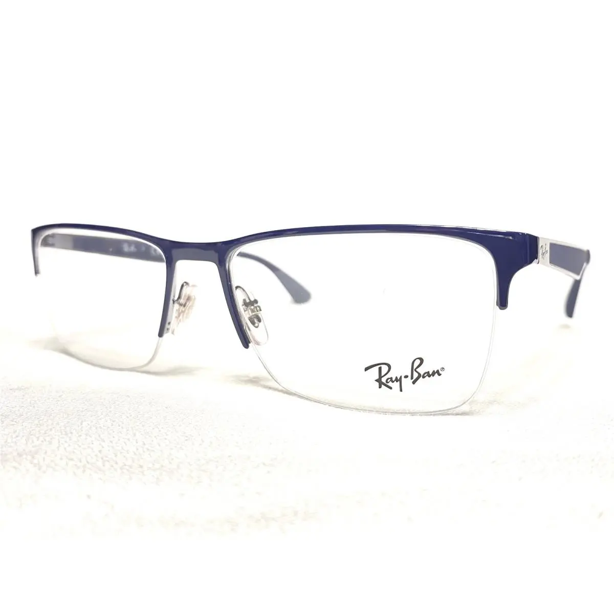 Ray Ban RB6335 2947 Mens Blue Gunmetal Modern Eyeglasses Frames 54/17 145 by Ray-Ban