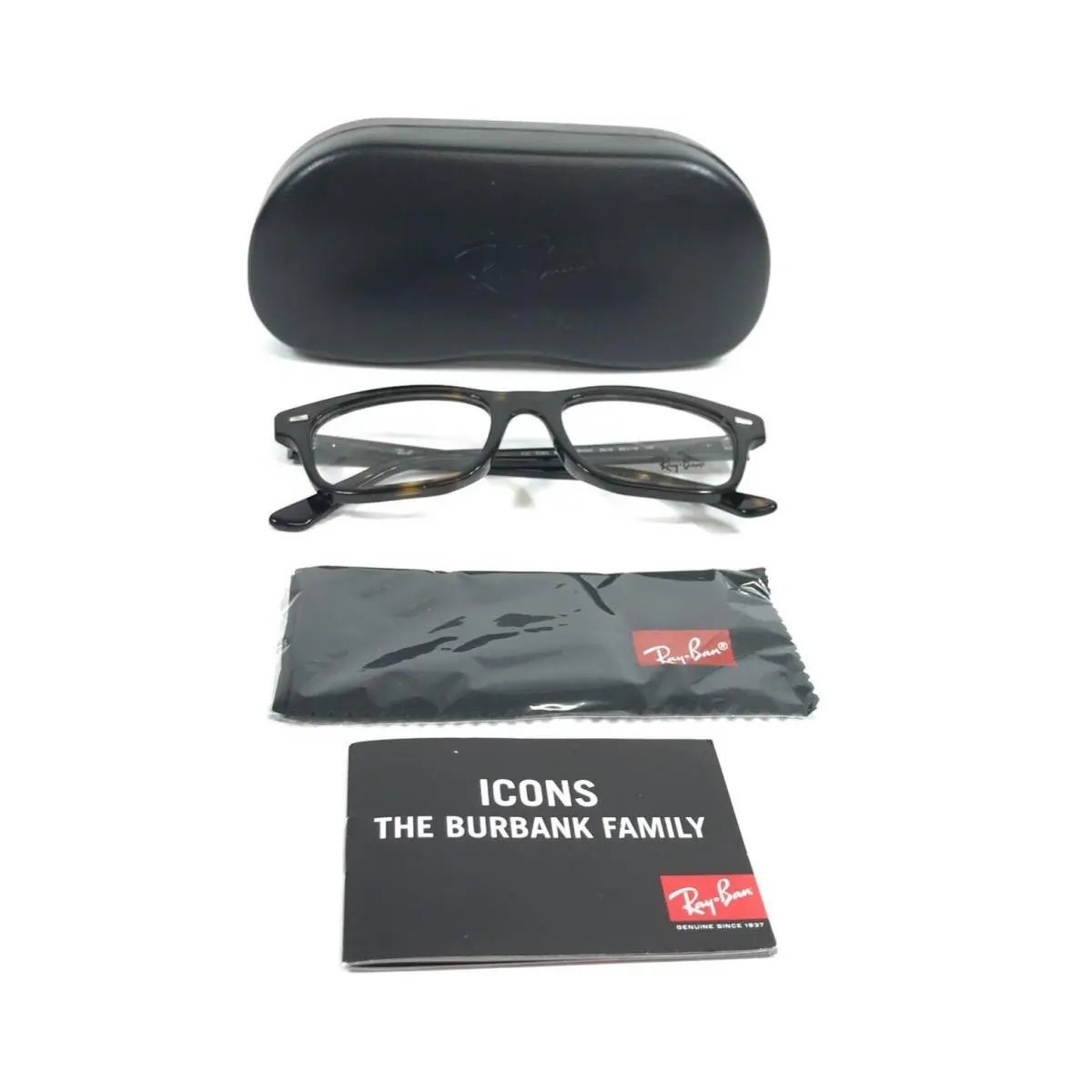 Ray-ban Eyeglasses Frames RB5363 MR Burbank 2012 Polished Havana 52-19-145