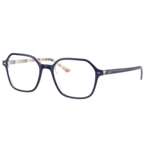 Ray Ban 0RX5394 John 8091 Polished Dark Blue Eyeglasses 49-18-140