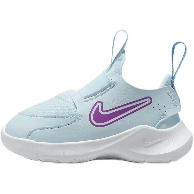 Nike Flex Runner 3 Youth Size 2Y Glacier Blue/ Violet Baby Toddler Sneaker