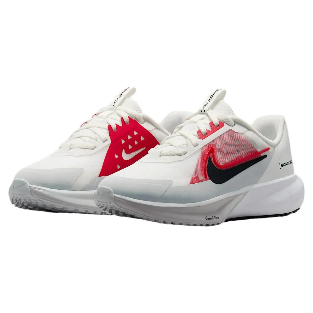 Nike shoes - Sonic Fly GS - Sonic Fly - Summit White/University Red (UPC: 198484270702) 3
