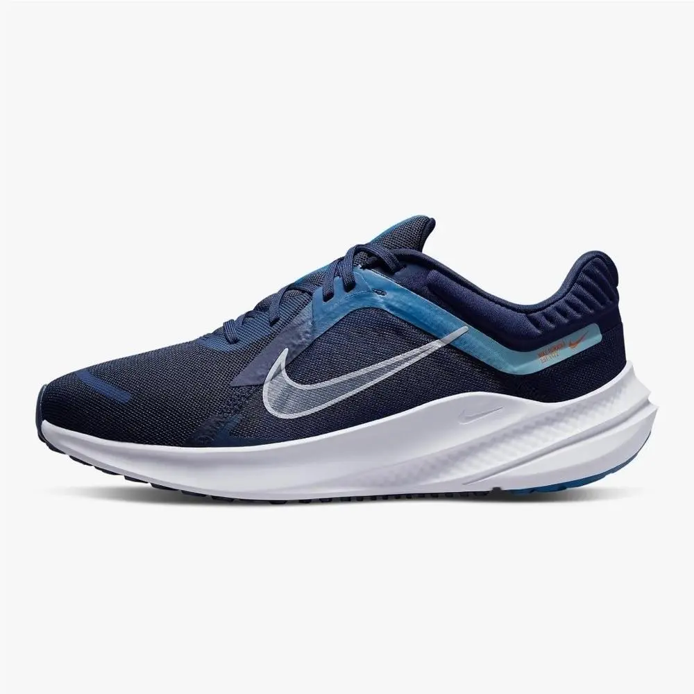 Nike Quest 5 Mens Running Shoes Midnight Navy Pure Platinum DD0204-400 Size 13