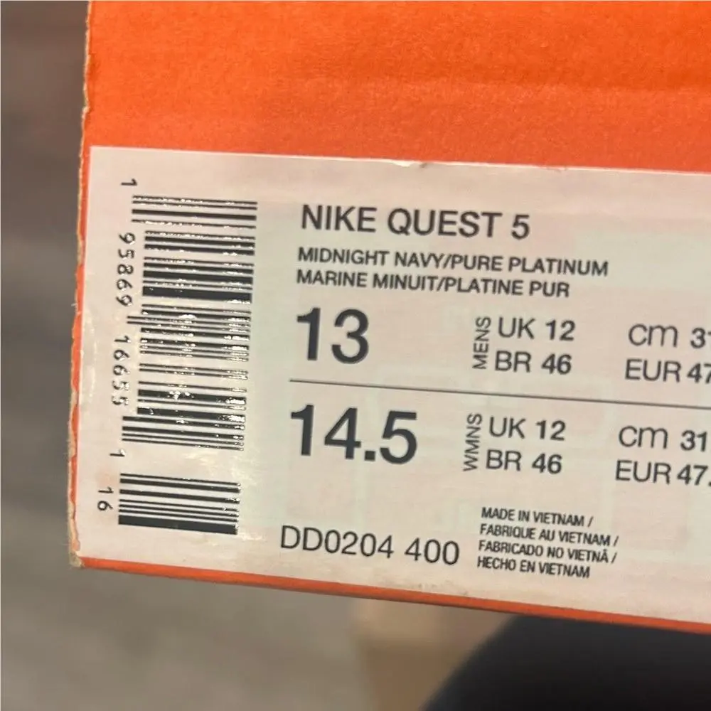 Nike shoes - Quest 5 - Quest - Blue 3
