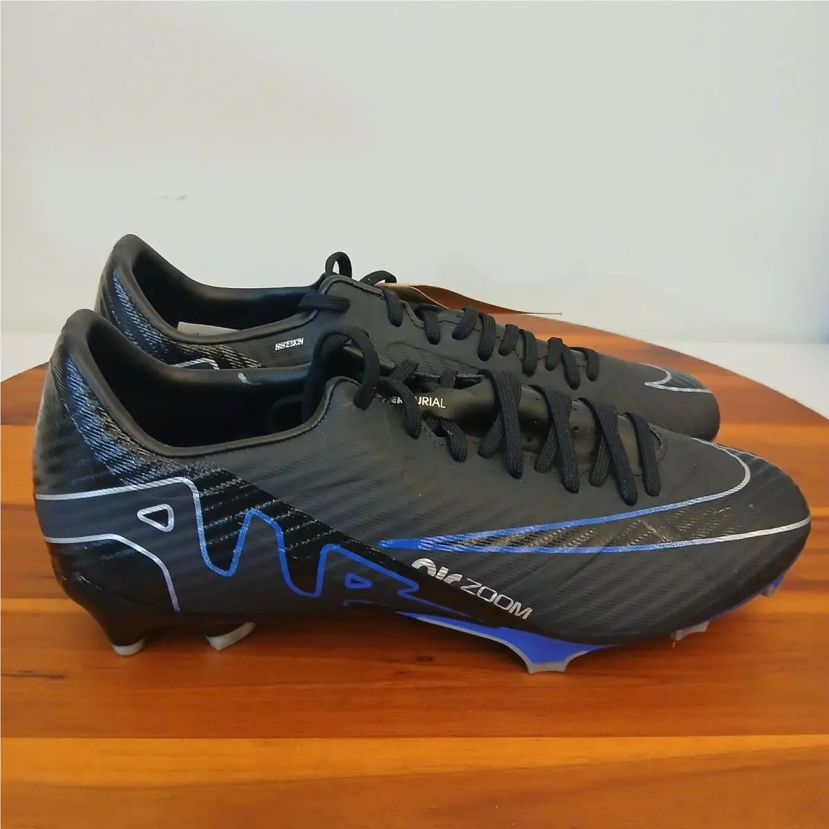 Nike Soccer Cleats Mens 6.5 Black Mercurial Zoom Vapor 15 Academy Shoes DJ5631