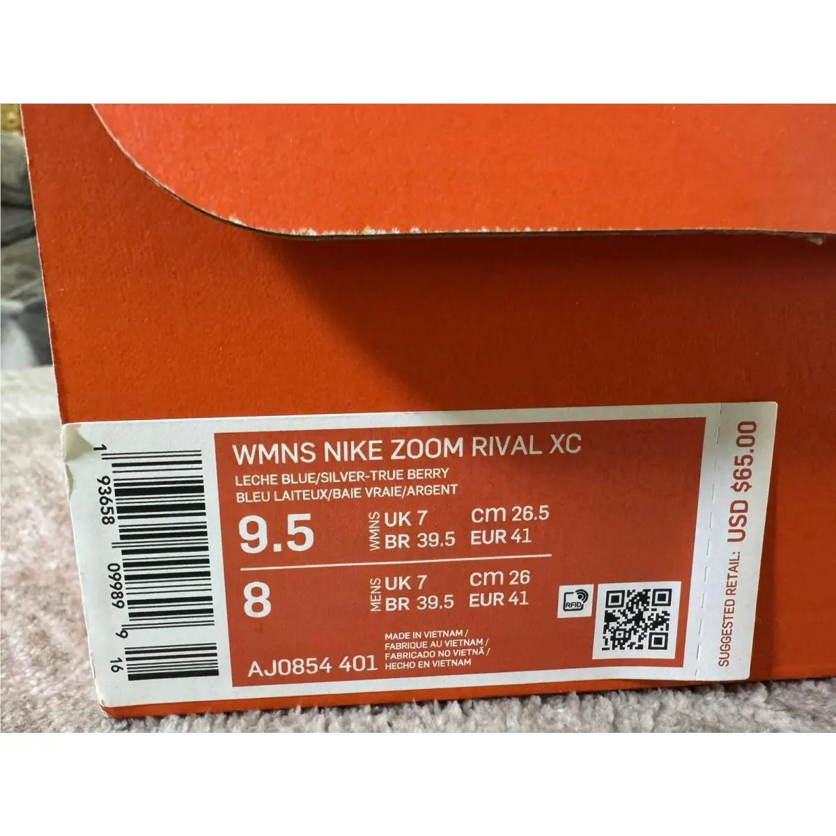 Nike shoes - Nike Zoom Rival - Zoom Rival - Silver 9