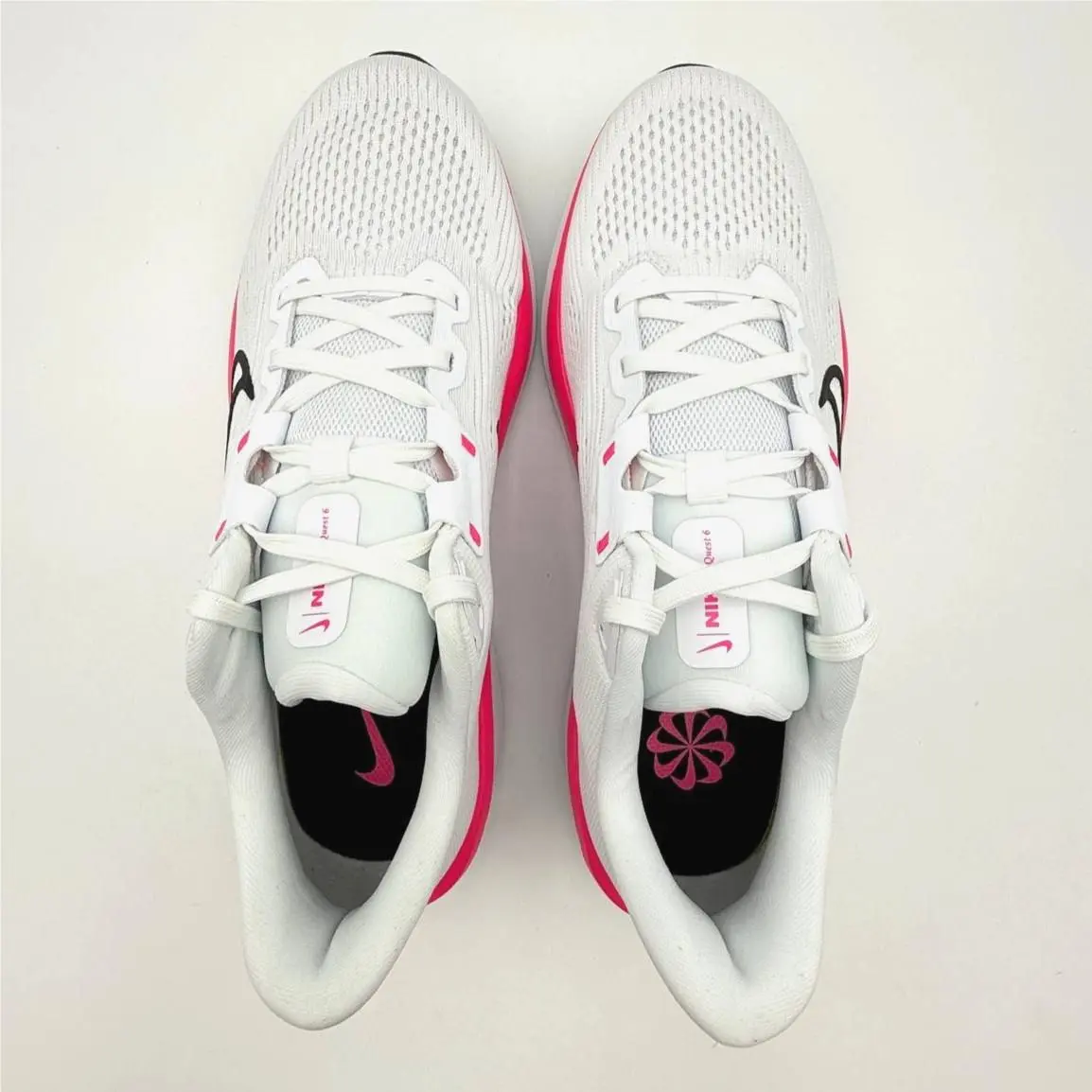 Nike shoes - Nike Quest 6 - Quest - FD6034-111 - White, Manufacturer: White / Black- Hyper Pink (UPC: 0198483485930) 4