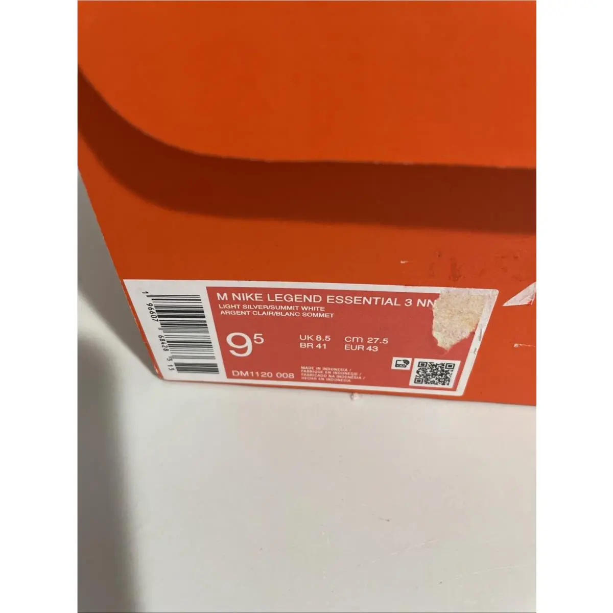 Nike shoes - Nike Legend Essential 3 - Legend Essential - DM1120-008 - Gray (UPC: 196607684283) 4
