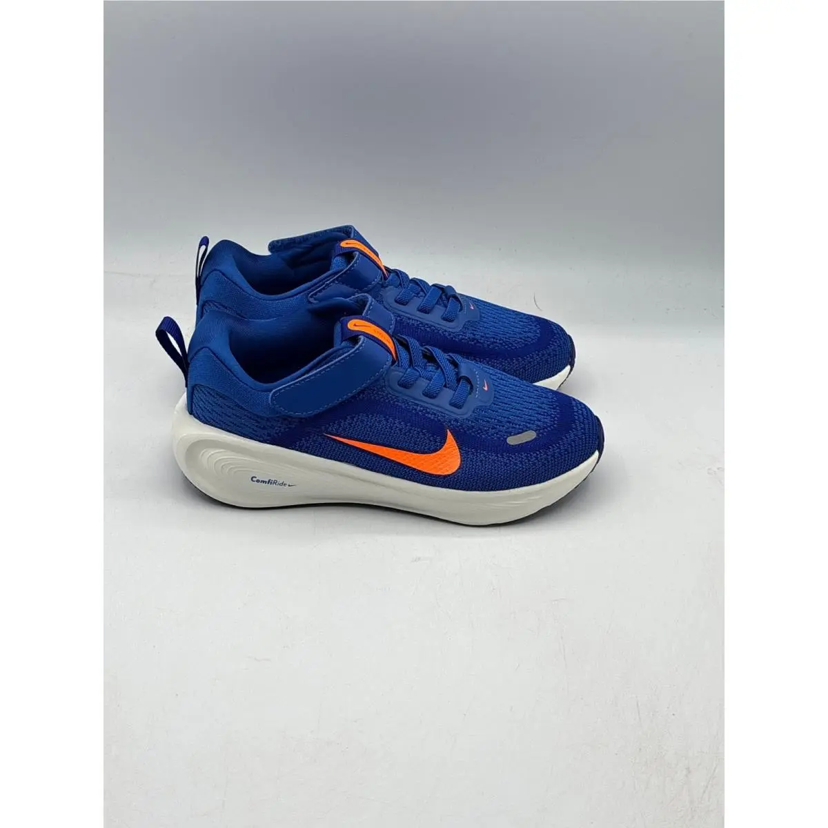 Nike Stellar Ride Psv Kids 12C Game Royal Orange Running Shoes HQ3267-400