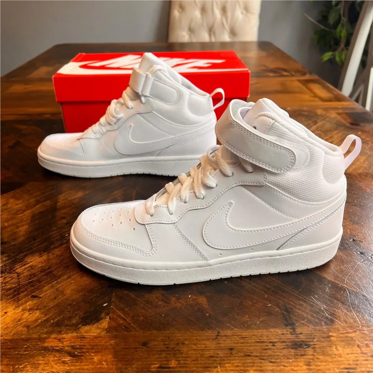 Nike shoes - Nike Court Borough Mid 2 (GS) - White 0