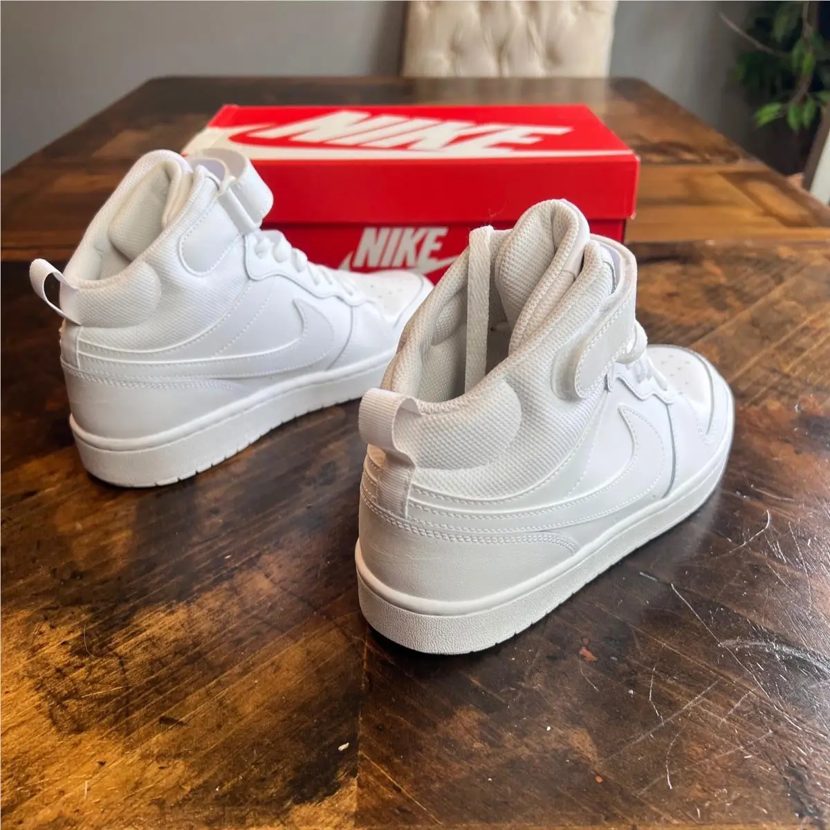 Nike shoes - Nike Court Borough Mid 2 (GS) - White 1