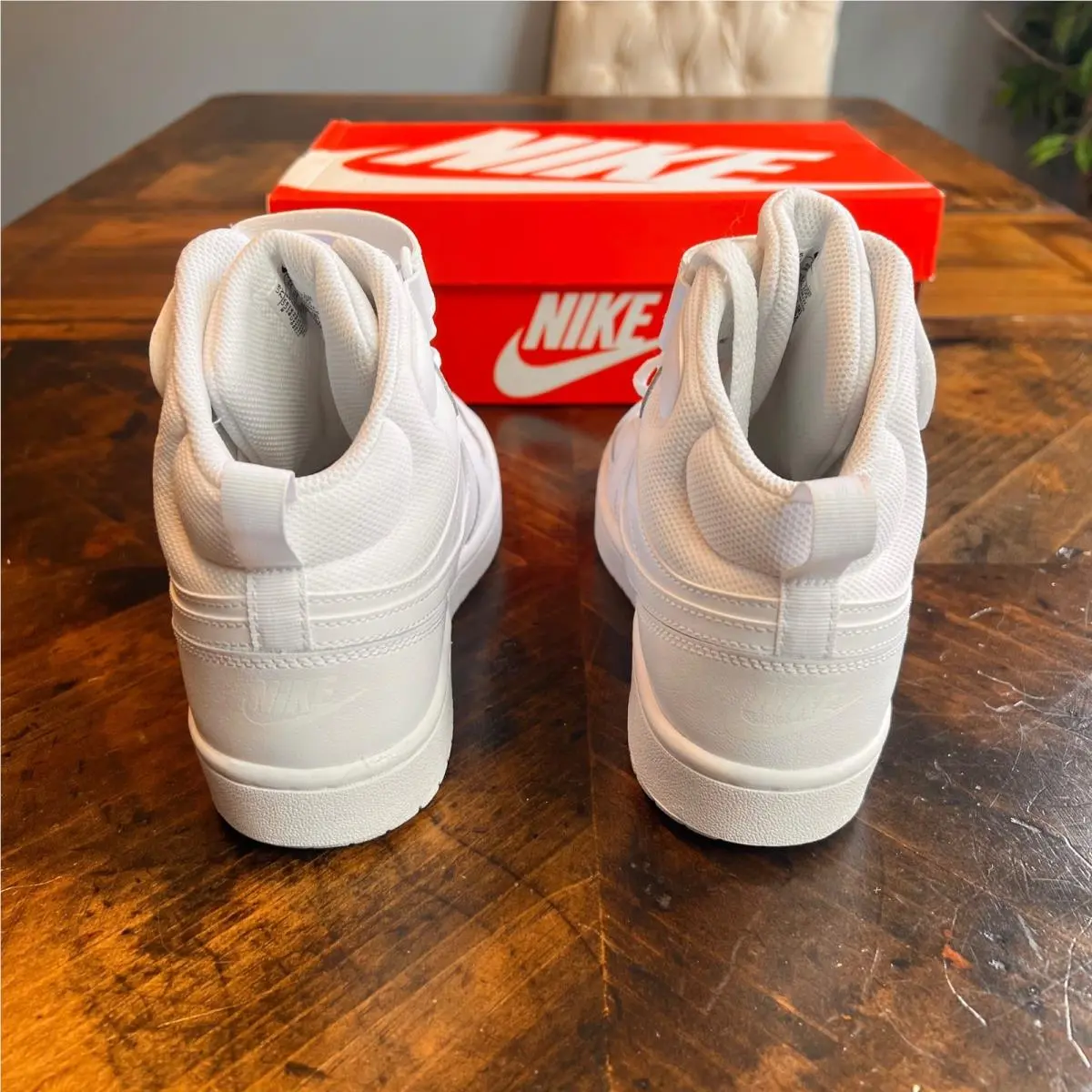 Nike shoes - Nike Court Borough Mid 2 (GS) - White 2