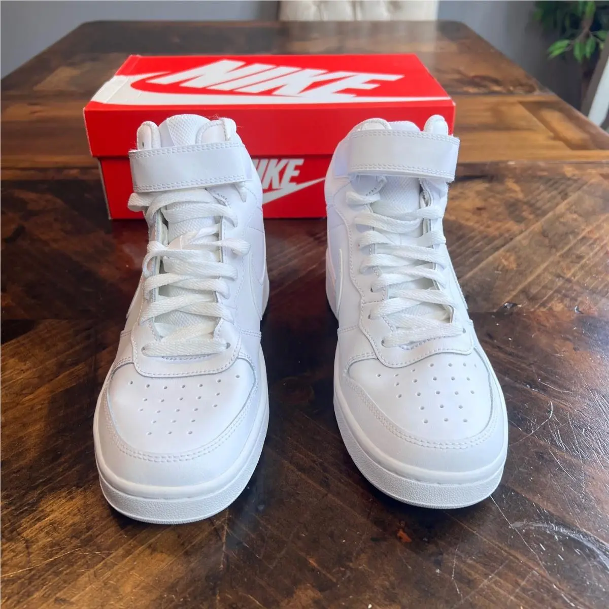 Nike shoes - Nike Court Borough Mid 2 (GS) - White 4