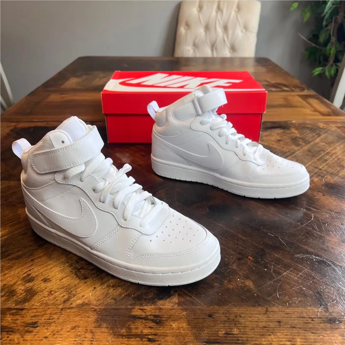 Nike shoes - Nike Court Borough Mid 2 (GS) - White 5