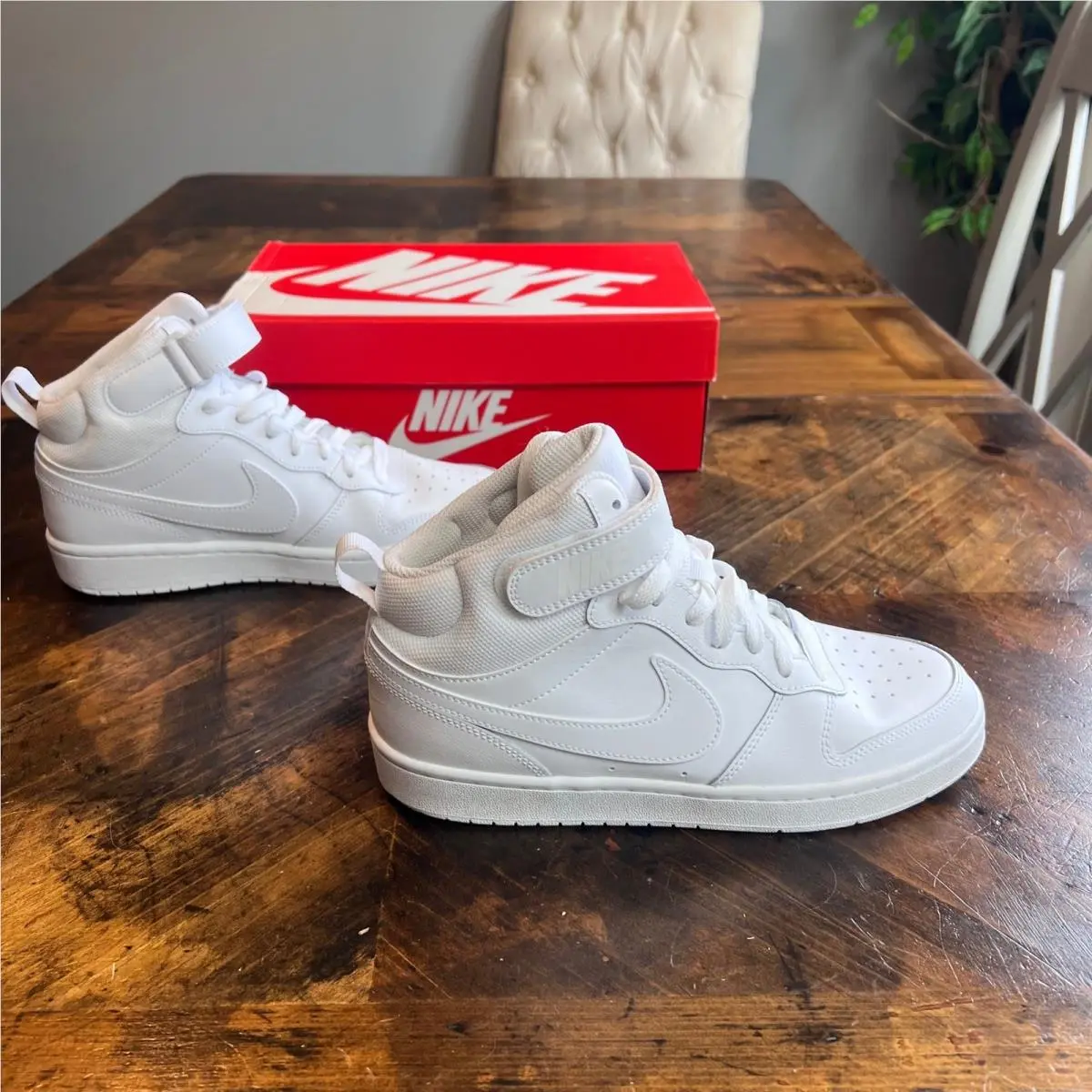 Nike shoes - Nike Court Borough Mid 2 (GS) - White 6