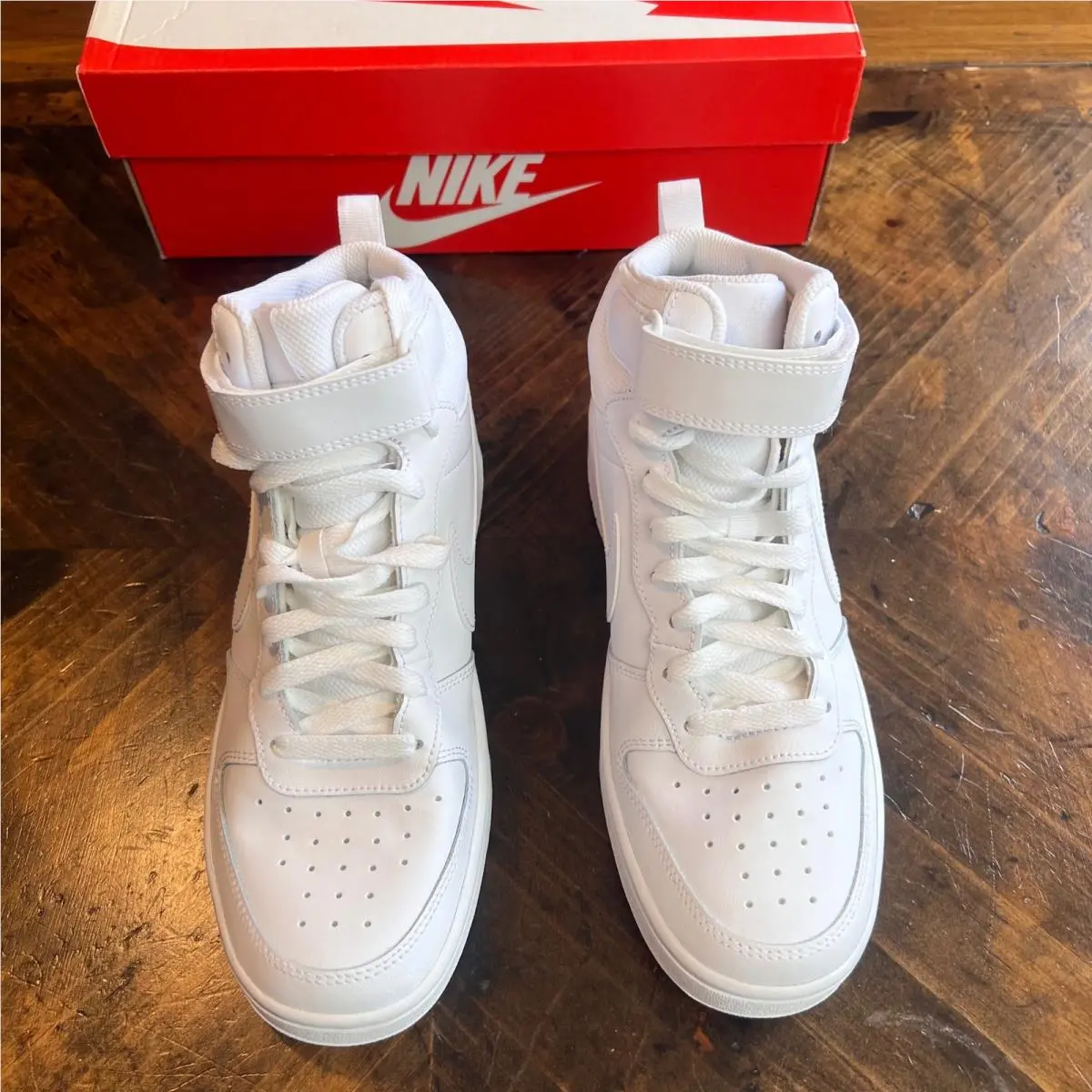 Nike shoes - Nike Court Borough Mid 2 (GS) - White 7