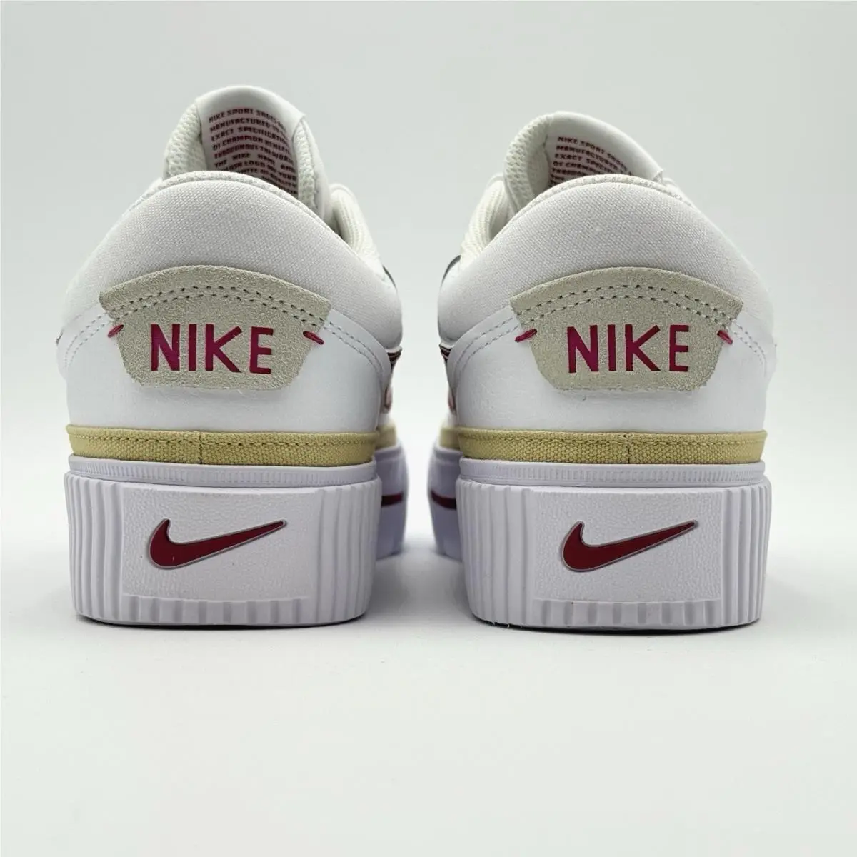Nike shoes - Nike Court Legacy - Court Legacy - DM7590-112 - White, Manufacturer: White / Sweet Beet - Team Gold (UPC: 198482566852) 1