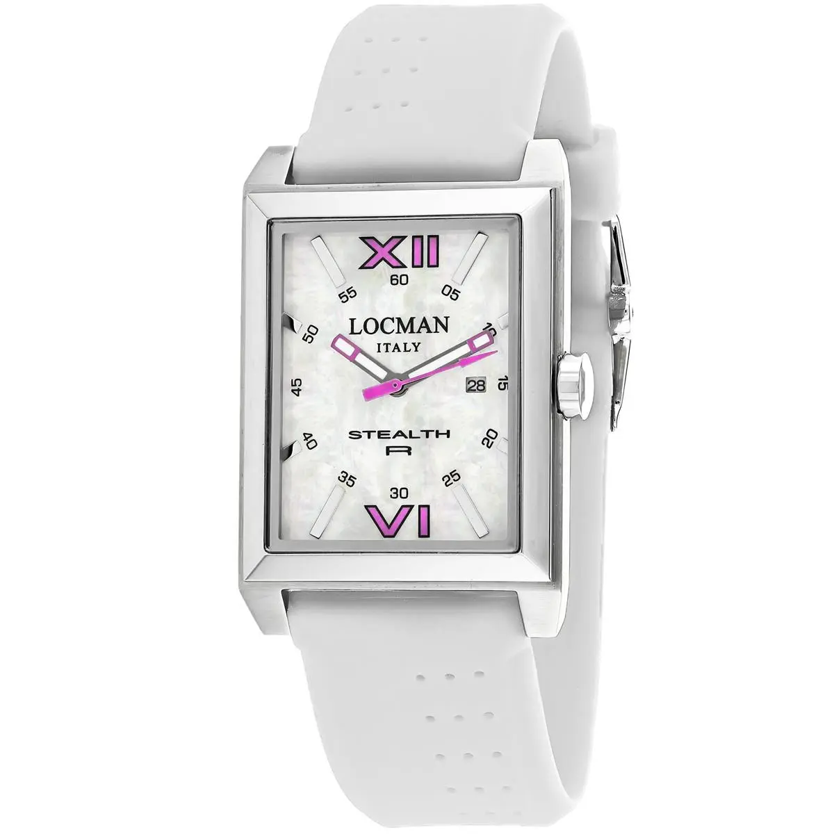 Locman Men`s Classic Mop Dial Watch - 241MOPFX1WH by Locman Italy