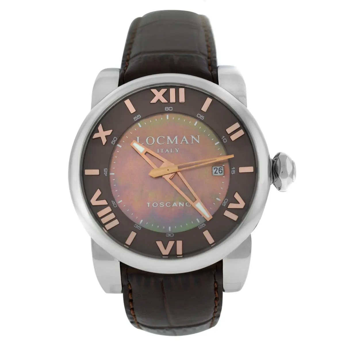Locman Toscano Men`s Mop Stainless Steel Ref. 590 Automatic 42MM Watch