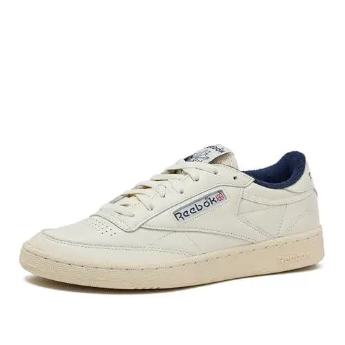 Reebok shoes - Club C 85 Vintage Tennis Sneakers for Men - EHC69 - Top-chalk/Paperwhite/Glen Green (UPC: 195734127311) 3