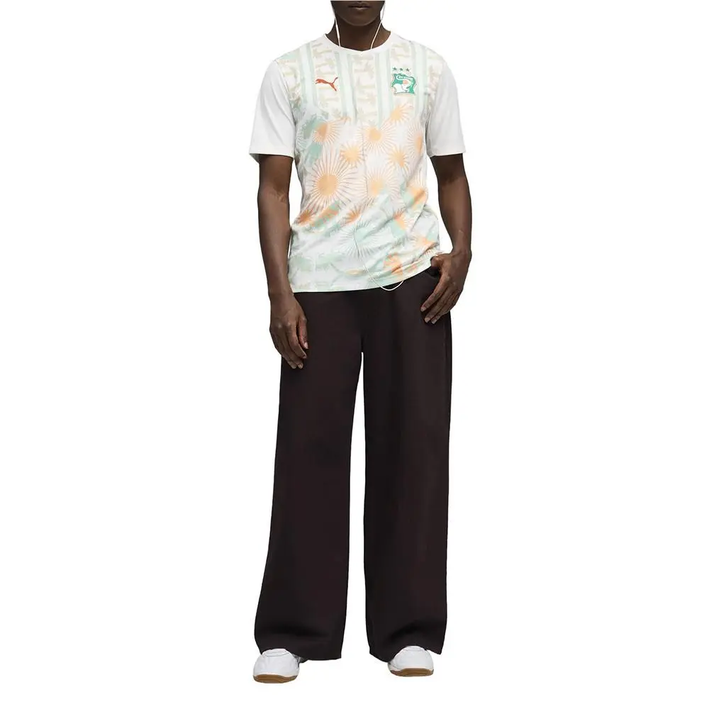 Puma clothing - PUMA Cote D`ivoire Crew Neck Short Sleeve Soccer Away Jersey Repl - 78318802 - White 10