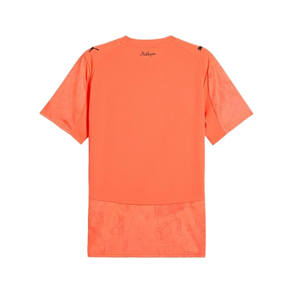 Puma clothing - PUMA  X Kidsuper Manchester City F.C. Crew Neck Short Sleeve Socc - 78106808 - Orange 7