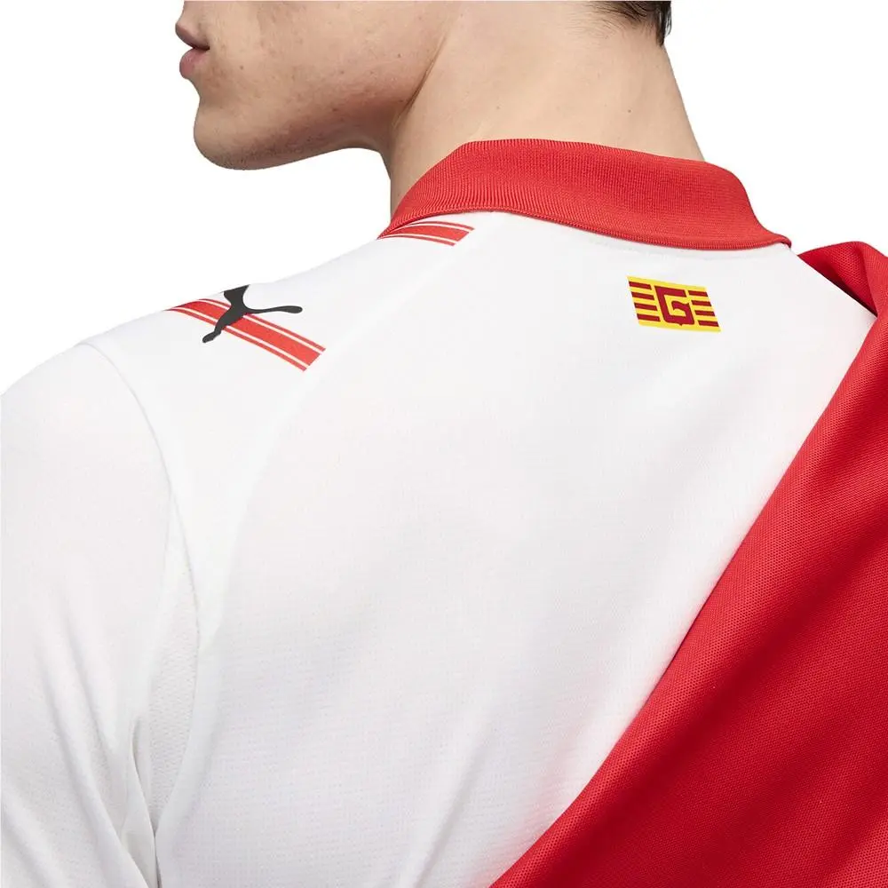 Puma clothing - PUMA Girona Crew Neck Short Sleeve Soccer Home Jersey Replica - 78302101 - White 4