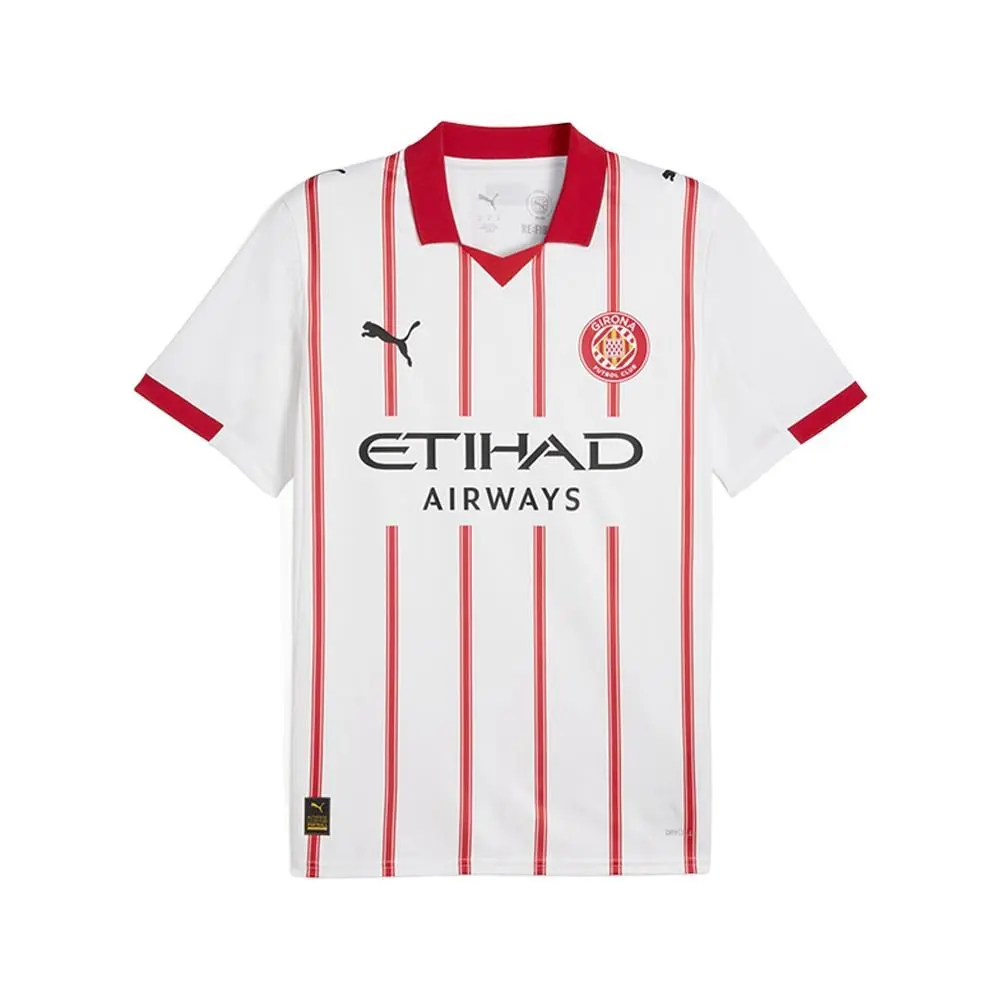 Puma clothing - PUMA Girona Crew Neck Short Sleeve Soccer Home Jersey Replica - 78302101 - White 6