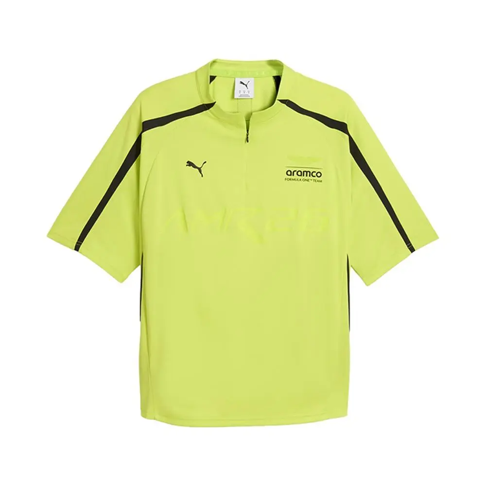 Puma X Aston Martin Aramco F1 Crew Neck Jersey Mens Green 63542505