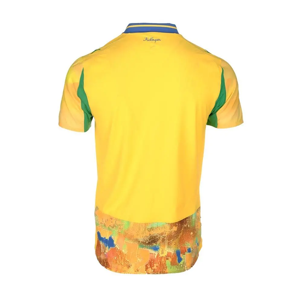 Puma clothing - PUMA  X Kidsuper Mamelodi Sundowns Collared Short Sleeve Authenti - 78272022 - Yellow 2