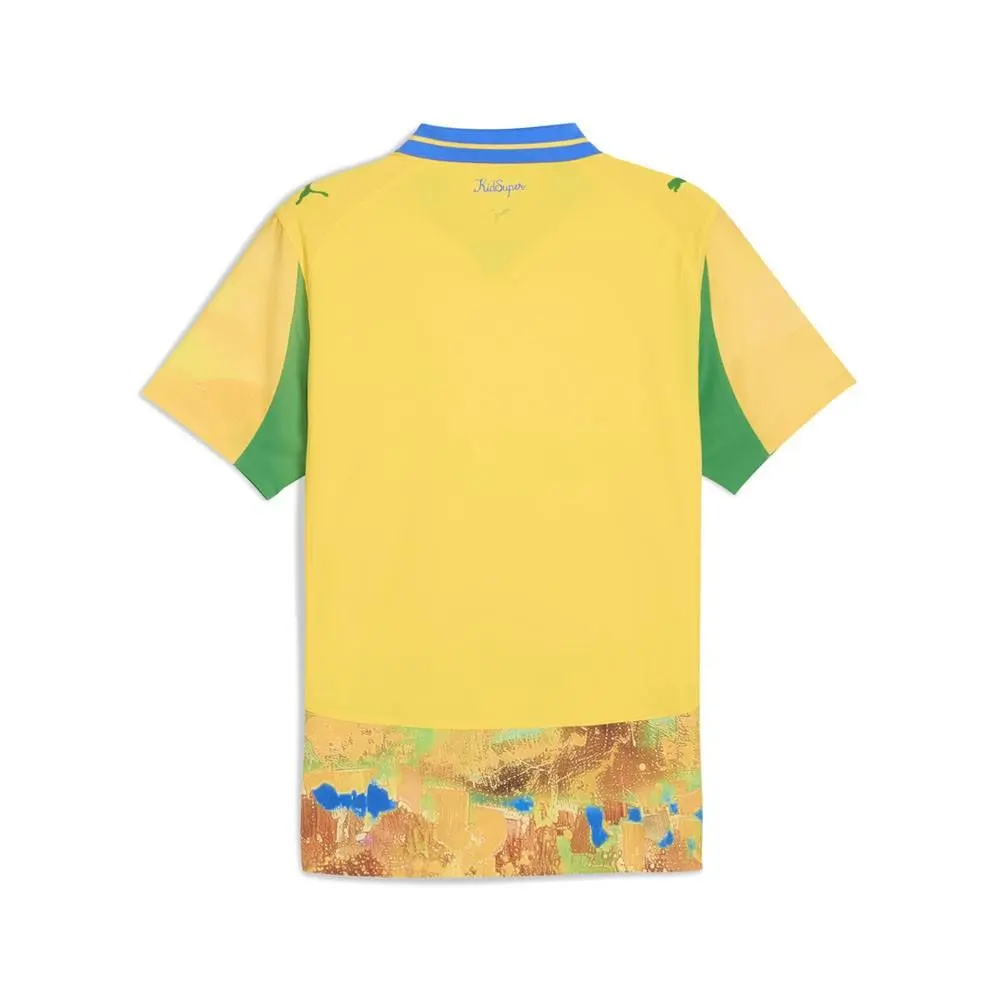 Puma clothing - PUMA  X Kidsuper Mamelodi Sundowns Collared Short Sleeve Authenti - 78272022 - Yellow 5