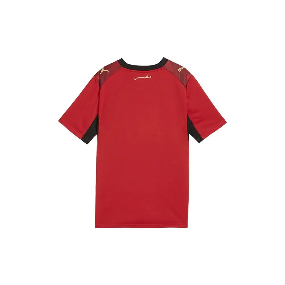 Puma clothing - PUMA Egypt Home Crew Neck Short Sleeve Soccer Jersey Youth - 78355401 - Red 0