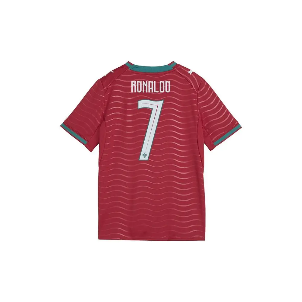 Puma clothing - PUMA Portugal 2026 Home Ronaldo Crew Neck Short Sleeve Replica Je - 78814477 - Red 5