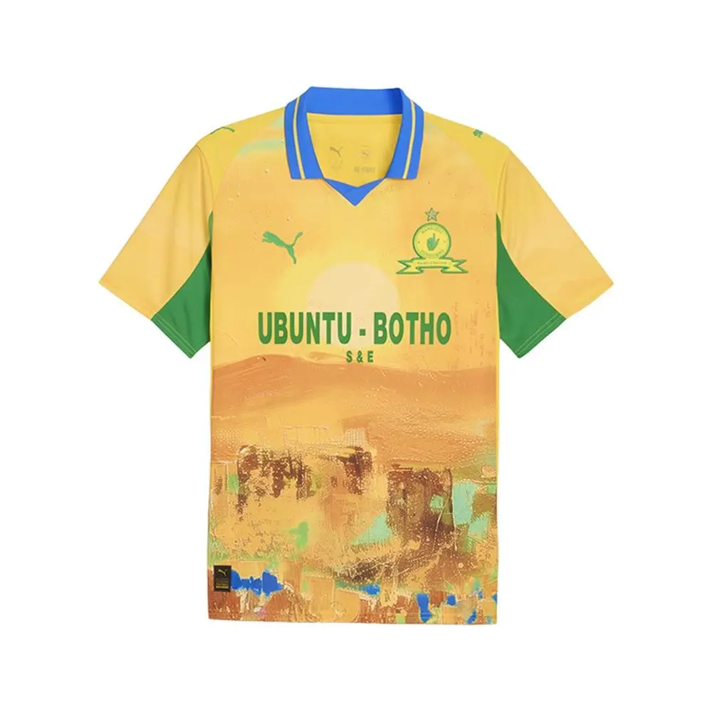 Puma X Kidsuper Mamelodi Sundowns Crew Neck Jersey Mens Yellow 7827382