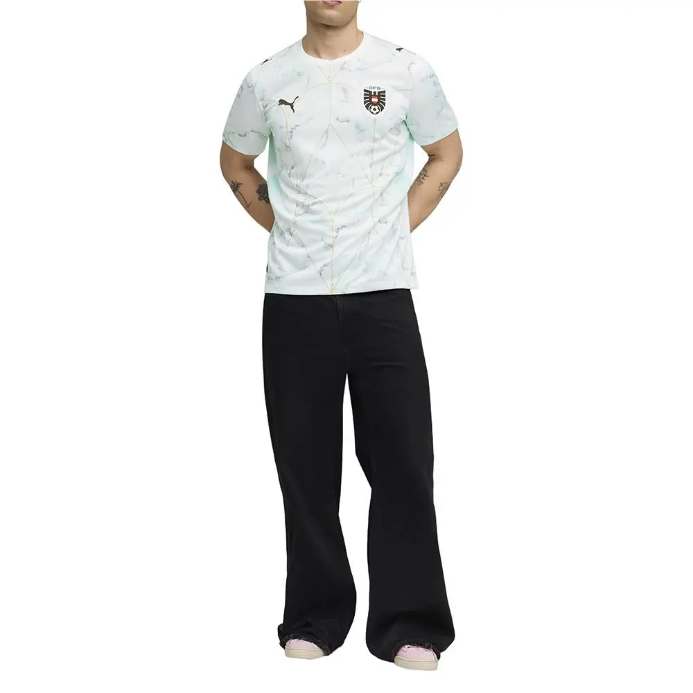 Puma clothing - PUMA Austria Away Crew Neck Short Sleeve Replica Jersey - 78320702 - White 10