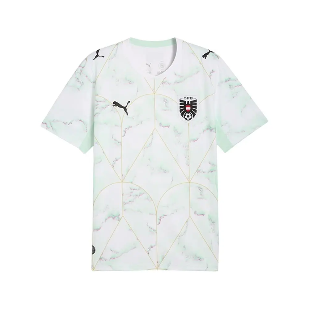 Puma clothing - PUMA Austria Away Crew Neck Short Sleeve Replica Jersey - 78320702 - White 5