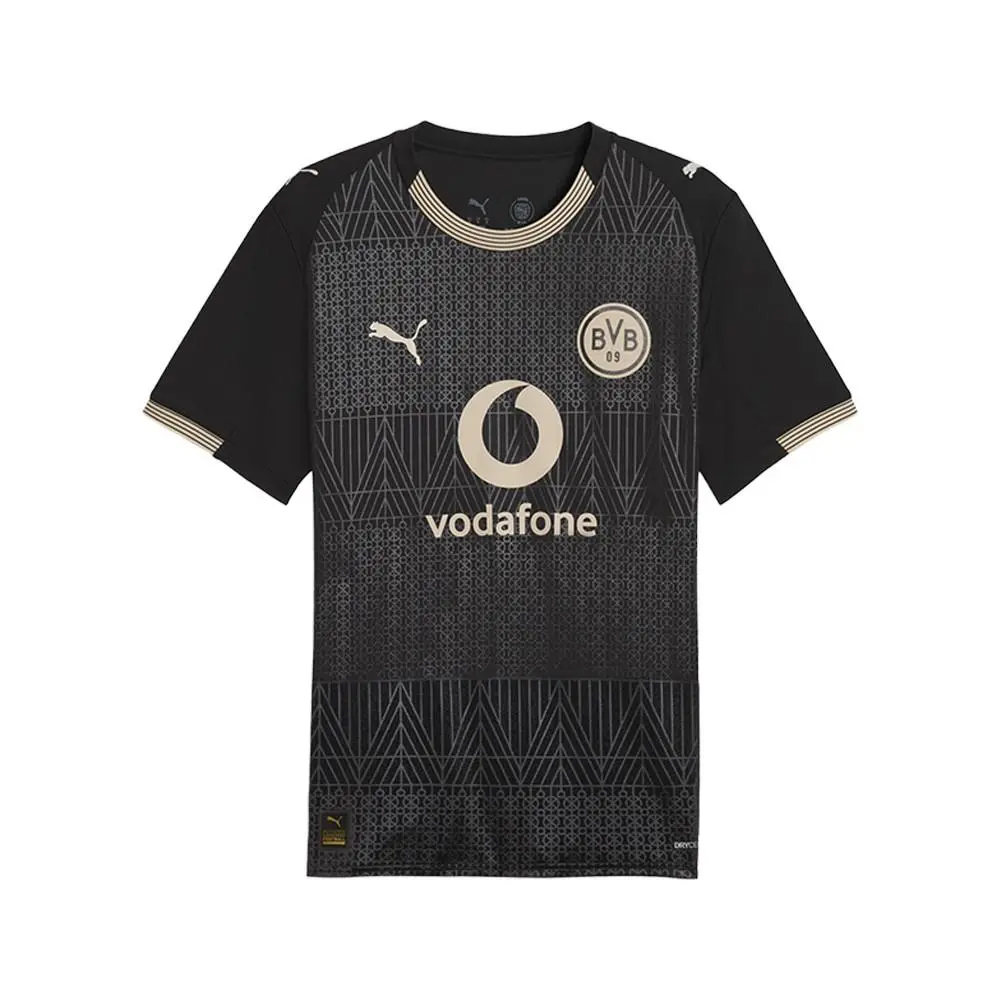 Puma Bvb Special Edition Crew Neck Short Sleeve Soccer Jersey Mens Size