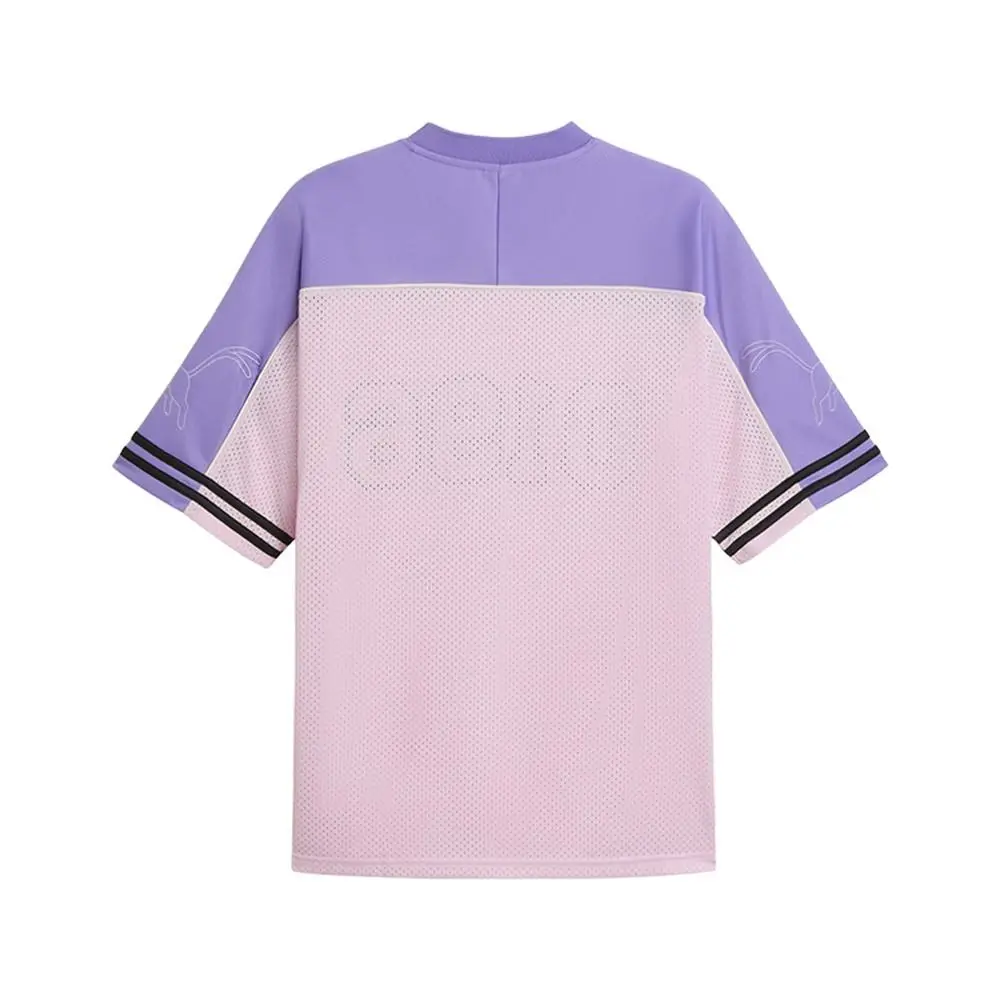 Puma clothing - PUMA Pokemon X Oversized VNeck Short Sleeve Jersey - 63491970 - Pink 0