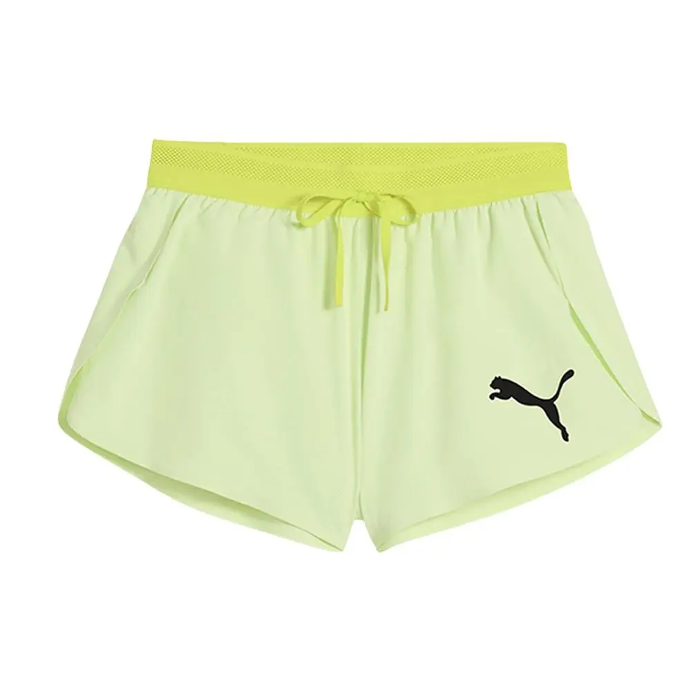 Puma Lightspeed Ultraweave 2 Inch Split Athletic Shorts Womens Green Casual Athl