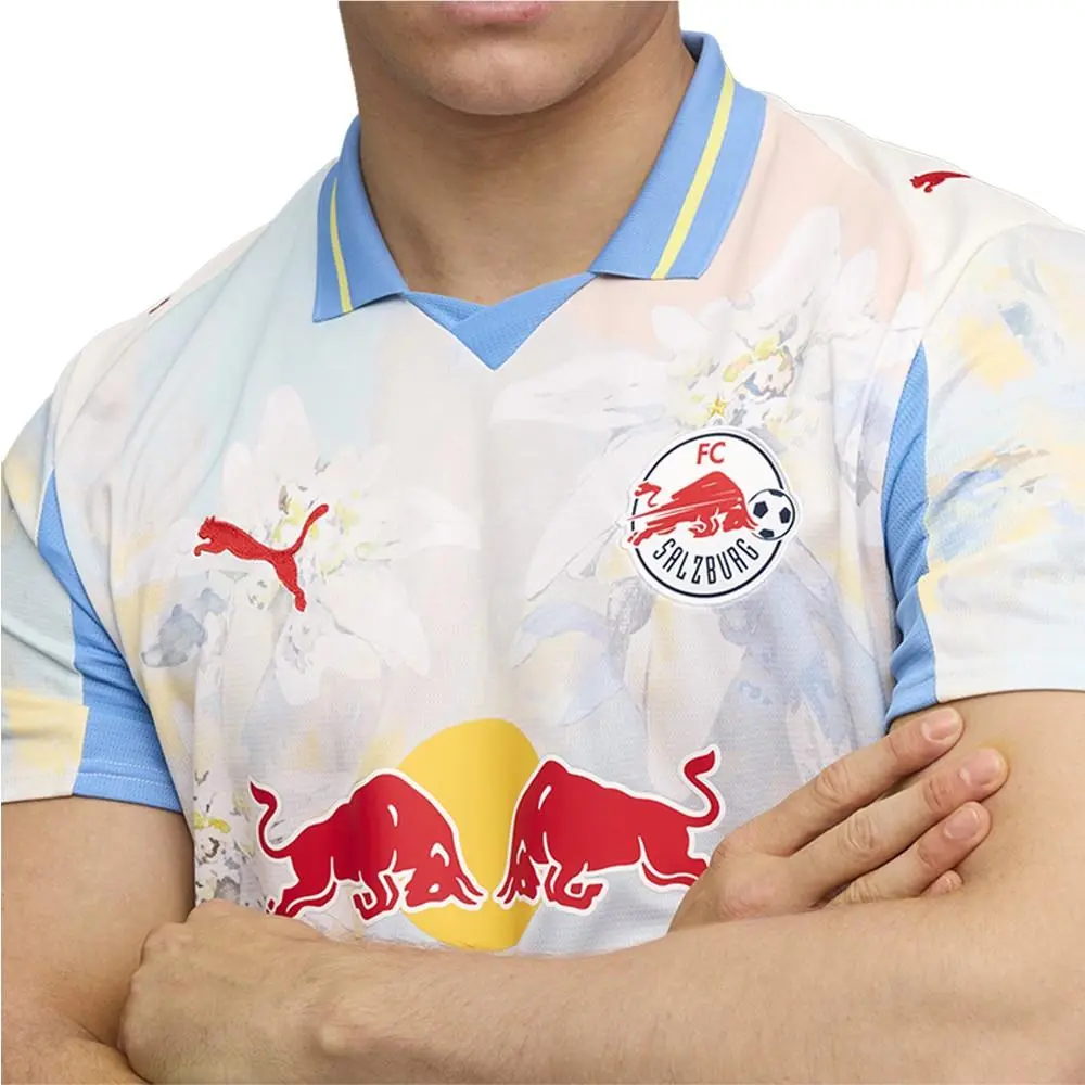 Puma clothing - PUMA  X Kidsuper Fc Red Bull Salzburg Crew Neck Short Sleeve Jers - 78274005 - White 9