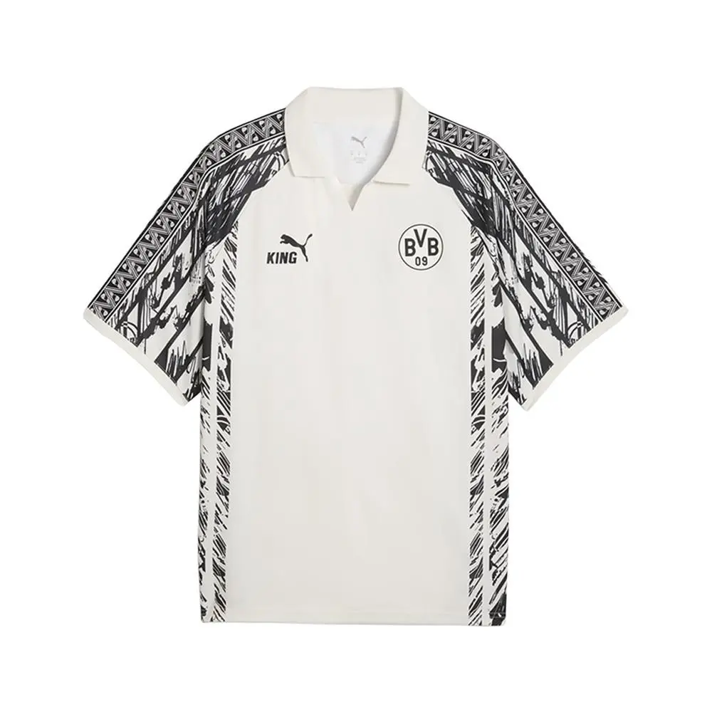 Puma clothing - PUMA Bvb King Crew Neck Short Sleeve Jersey - 78582125 - White 6