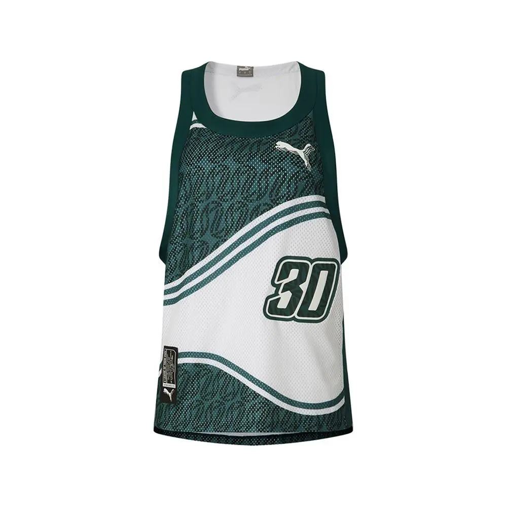 Puma Stewie Crew Neck Jersey Womens Green White 53727701