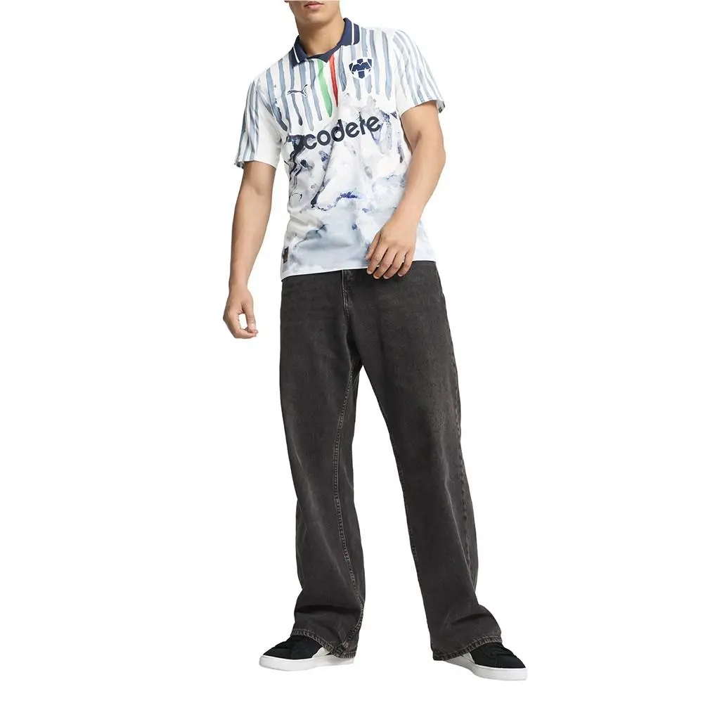 Puma clothing - PUMA  X Kidsuper Mty Collared Short Sleeve Replica Jersey - 78107212 - White 12